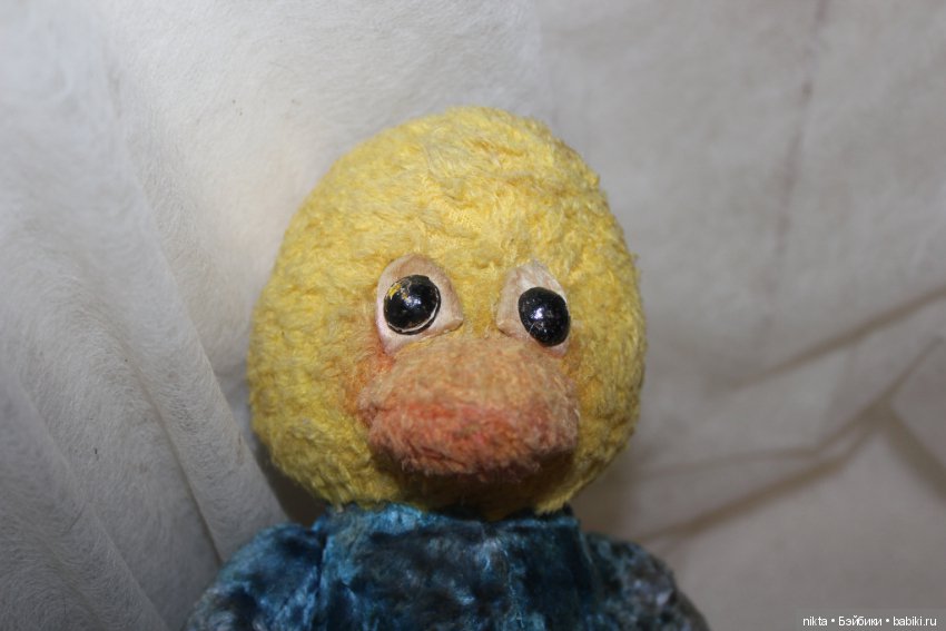 Мягкая игрушка СССР Утенок плюшевый (фото 7)