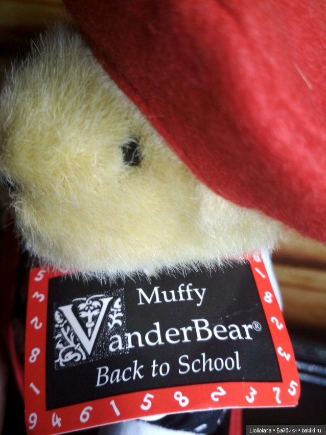 Медвежонок "Снова в школу" Muffy Vanderbear от North American Bear Co (фото 4)