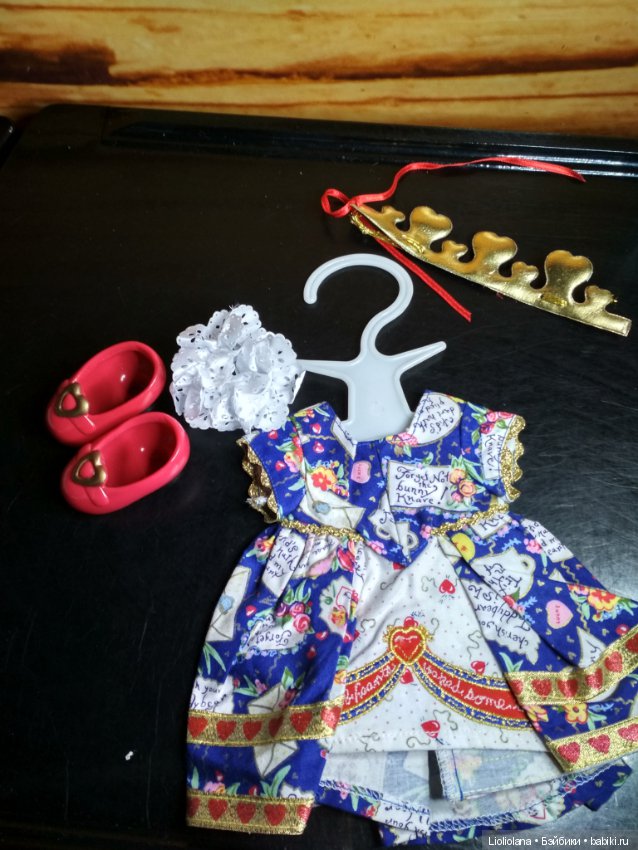 Аутфит для медведей Muffy Vanderbear. "Королева Сердец" (фото 3)