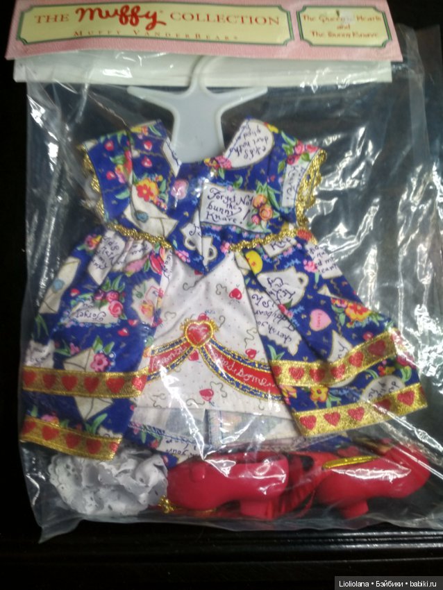 Аутфит для медведей Muffy Vanderbear. "Королева Сердец" (фото 2)