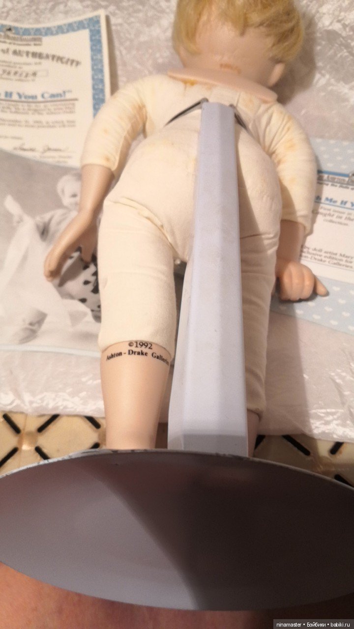 Мальчик с ямочками на щечках из коллекции Ashton Drake 1992 год