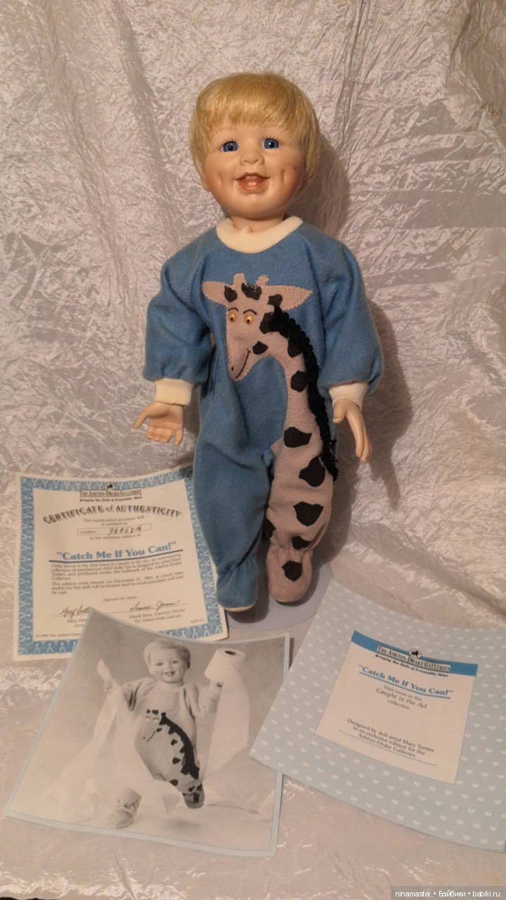 Мальчик с ямочками на щечках из коллекции Ashton Drake 1992 год (фото 8)