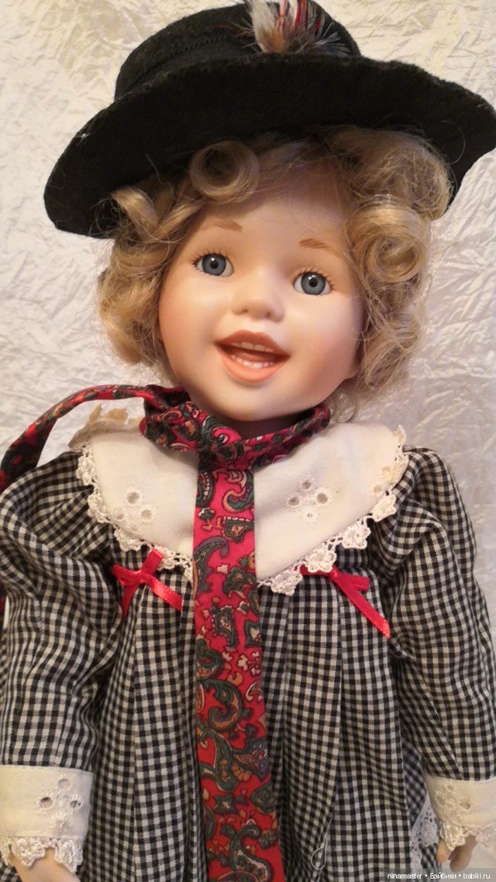 Винтажная фарфоровая улыбашка от Jeanne Singer - The Ashton-Drake Galleries (фото 3)