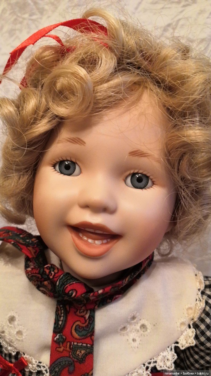 Винтажная фарфоровая улыбашка от Jeanne Singer - The Ashton-Drake Galleries (фото 7)