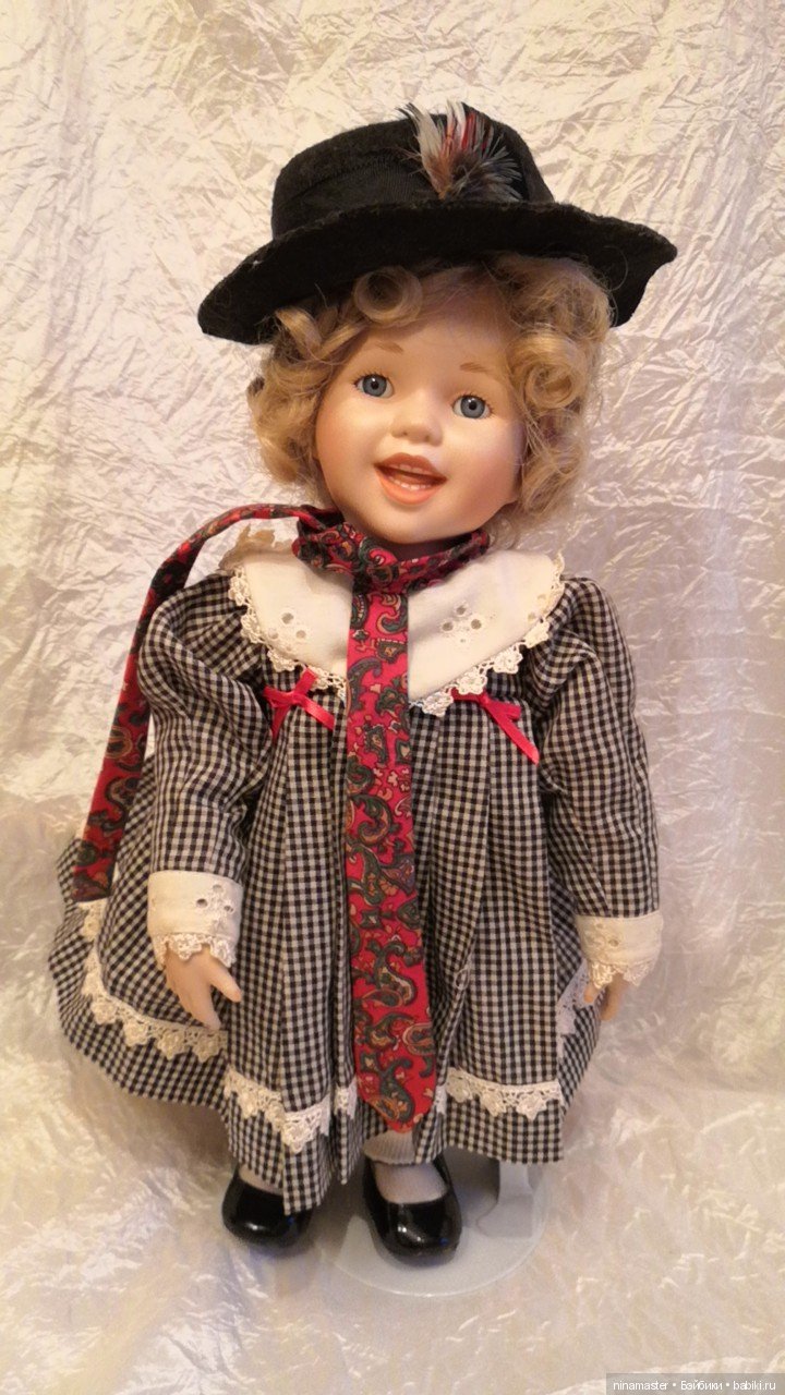 Винтажная фарфоровая улыбашка от Jeanne Singer - The Ashton-Drake Galleries