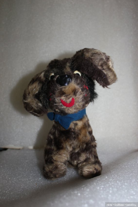 Мягкая игрушка СССР Очаровательный щенок