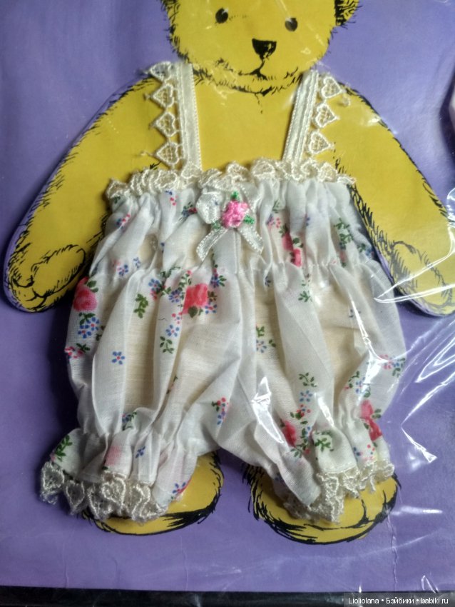 Аутфит набор трусиков для медведей Muffy Vanderbear. 1991 год. Винтаж