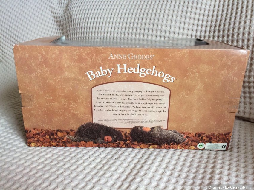 Кукла Anna Geddes Hedgehogs 40 см (фото 4)