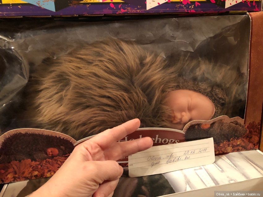 Кукла Anna Geddes Hedgehogs 40 см (фото 2)