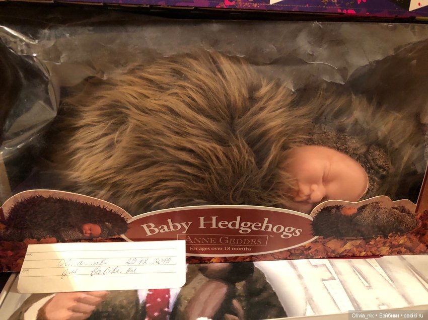 Кукла Anna Geddes Hedgehogs 40 см (фото 3)