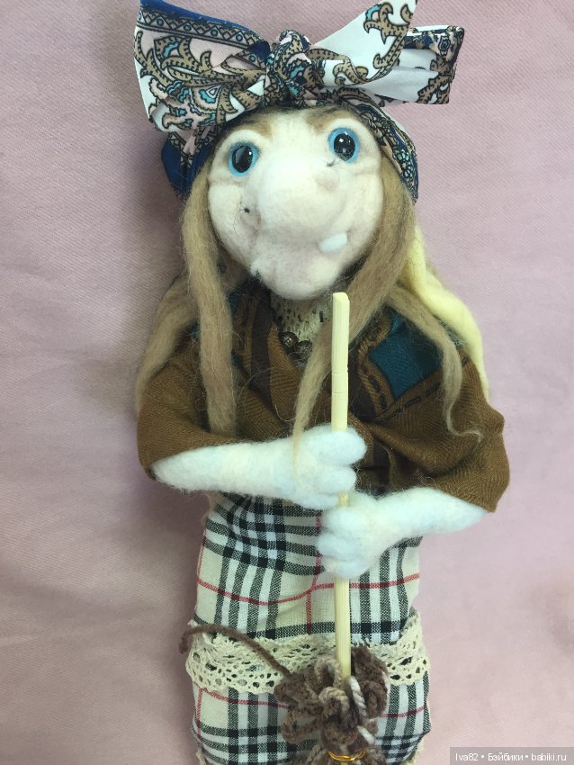 Милейшая валяная Ягуля — Авторские игрушки (фото 7)