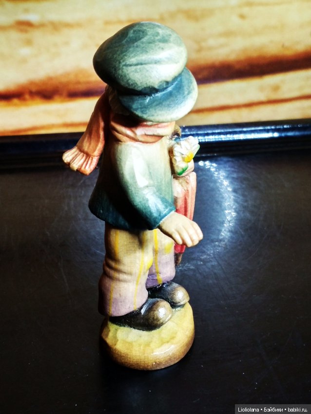 Деревянная статуэтка отAnri. Мальчик с зонтом. Ferrandiz (фото 4)