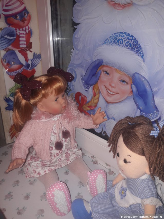 Наклейка на окно Дед Мороз и Снегурочка (фото 5)