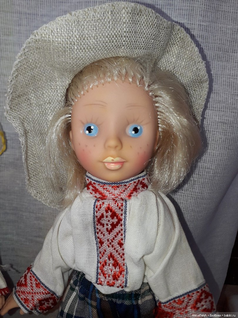 Куклы в белоруской национальной одежде-Белорус и белорусочка (фото 6)