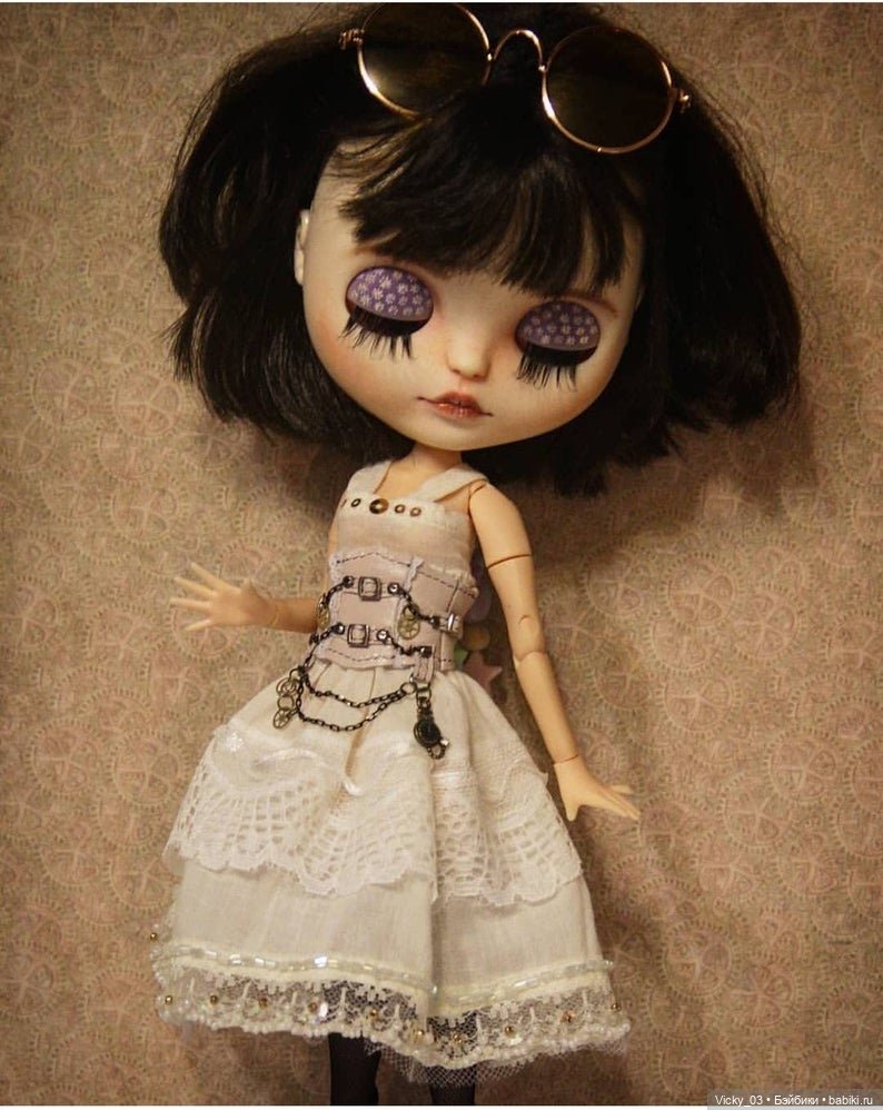 2 комплекта и белое платье для Blythe или Забавы, mini Riz Planetdoll, Yo-sd