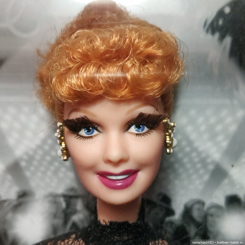 Игровая кукла Барби Люсиль Болл Легендарная Леди Комедии Я люблю Люси 2008 год НРФБ купить 8254