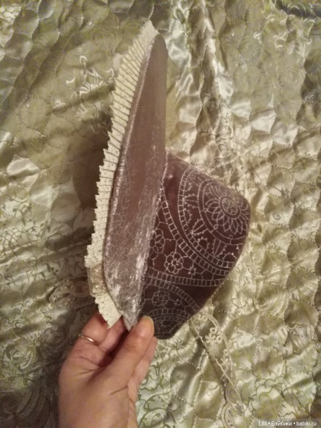 Бонет для больших кукол — Одежда для кукол (фото 2)