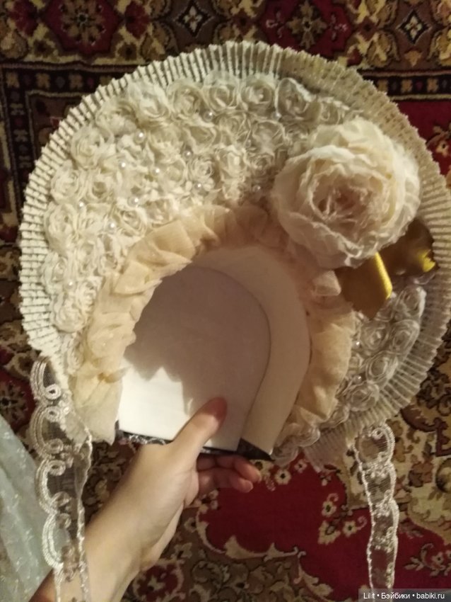 Бонет для больших кукол — Одежда для кукол (фото 8)