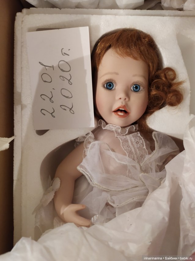 Ashton-Drake Galleries, ангелочек на тучке (239.2) (фото 6)