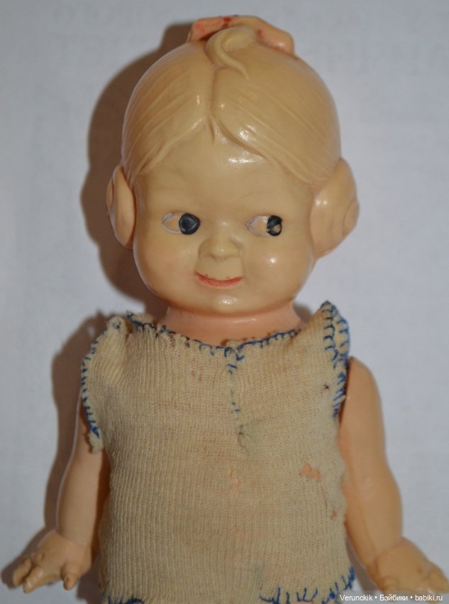 Кукла целлюлоидная ДОВОЕННАЯ .СССР .Гуглик.Редчайшая!Коллекционная! 1930- е гг