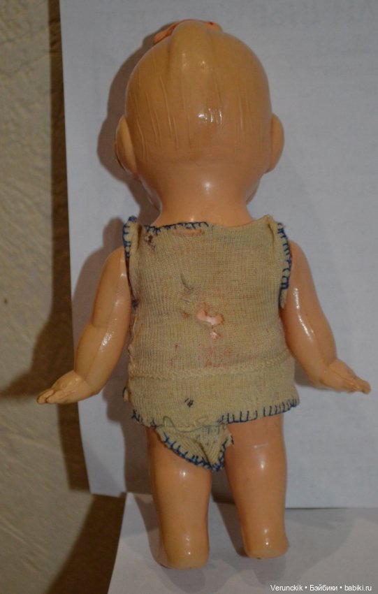 Кукла целлюлоидная ДОВОЕННАЯ .СССР .Гуглик.Редчайшая!Коллекционная! 1930- е гг (фото 3)