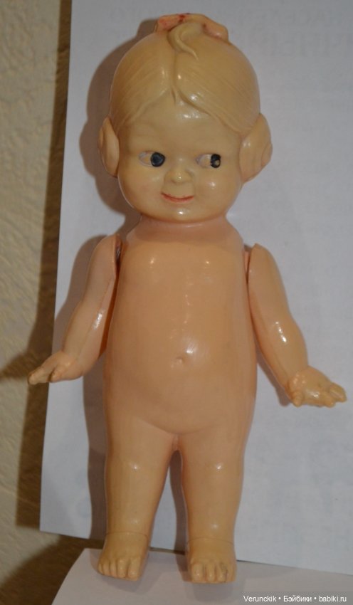 Кукла целлюлоидная ДОВОЕННАЯ .СССР .Гуглик.Редчайшая!Коллекционная! 1930- е гг (фото 4)
