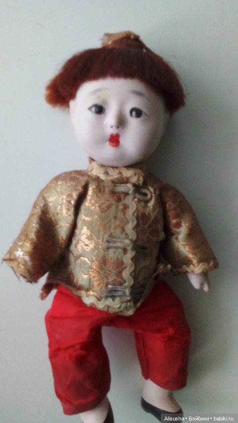 Японский малыш Ichimatsu — Антикварные куклы (фото 6)