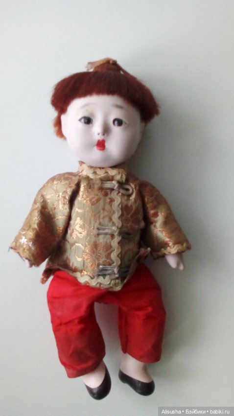 Японский малыш Ichimatsu — Антикварные куклы (фото 2)