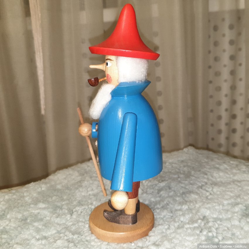 Винтажная фигурка Erzgebirgische Volkskunst, лесник (фото 6)