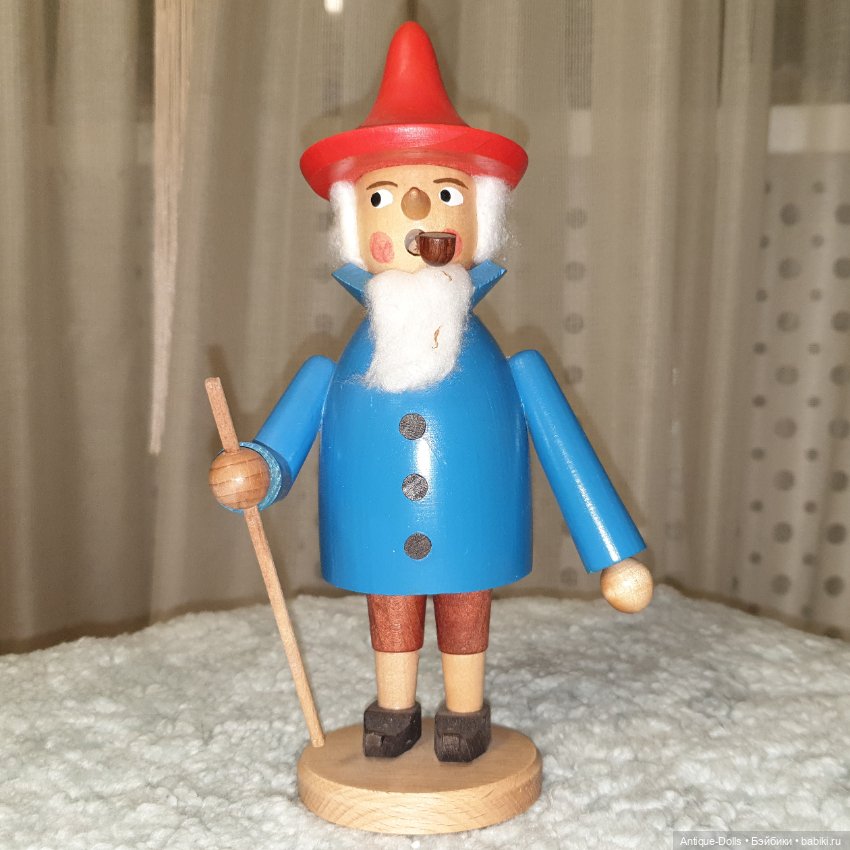 Винтажная фигурка Erzgebirgische Volkskunst, лесник (фото 2)