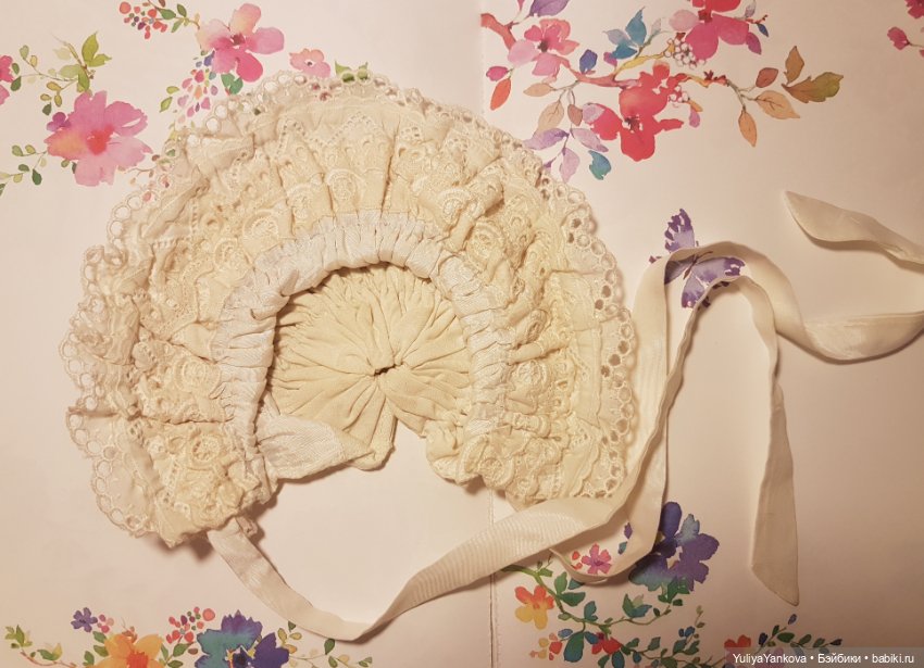 Боннет для антик куклы — Одежда (фото 2)