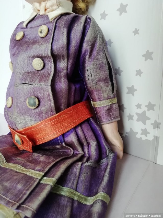 Чудная антикварная куколка. Оригинальное состояние (фото 2)