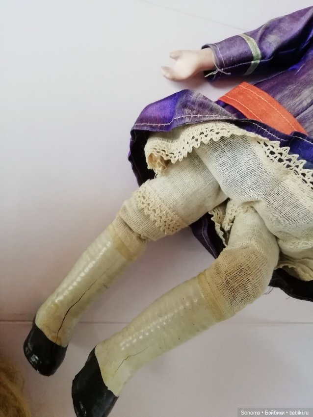 Чудная антикварная куколка. Оригинальное состояние (фото 3)