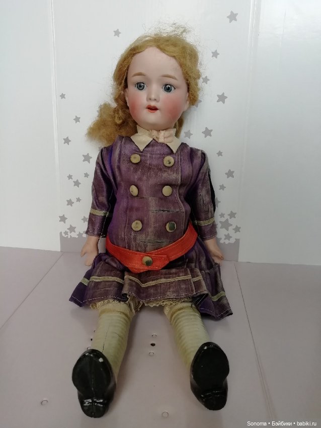 Чудная антикварная куколка. Оригинальное состояние
