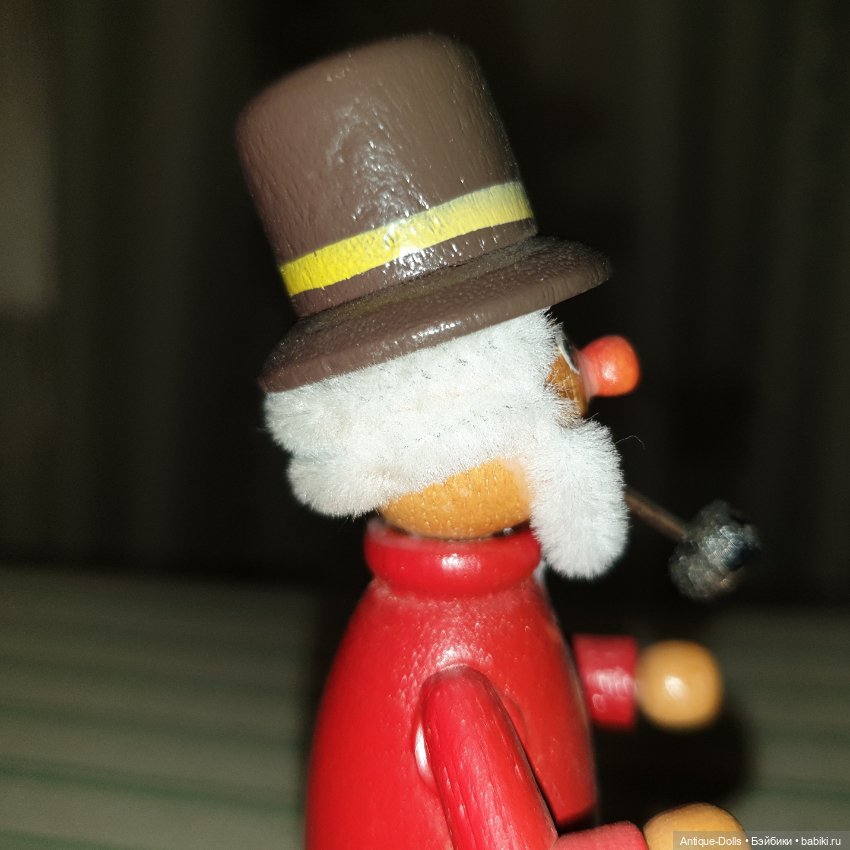 Винтажная фигурка Erzgebirgische Volkskunst, боровичок (фото 6)