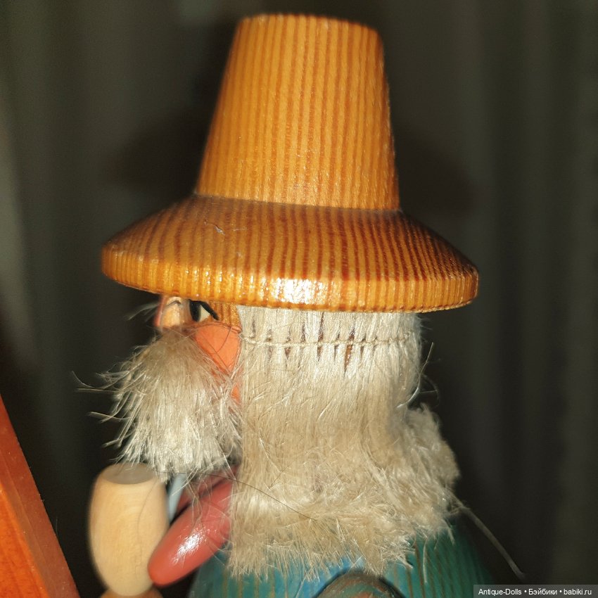 Винтажная фигурка Erzgebirgische Volkskunst, виолончелист (фото 8)