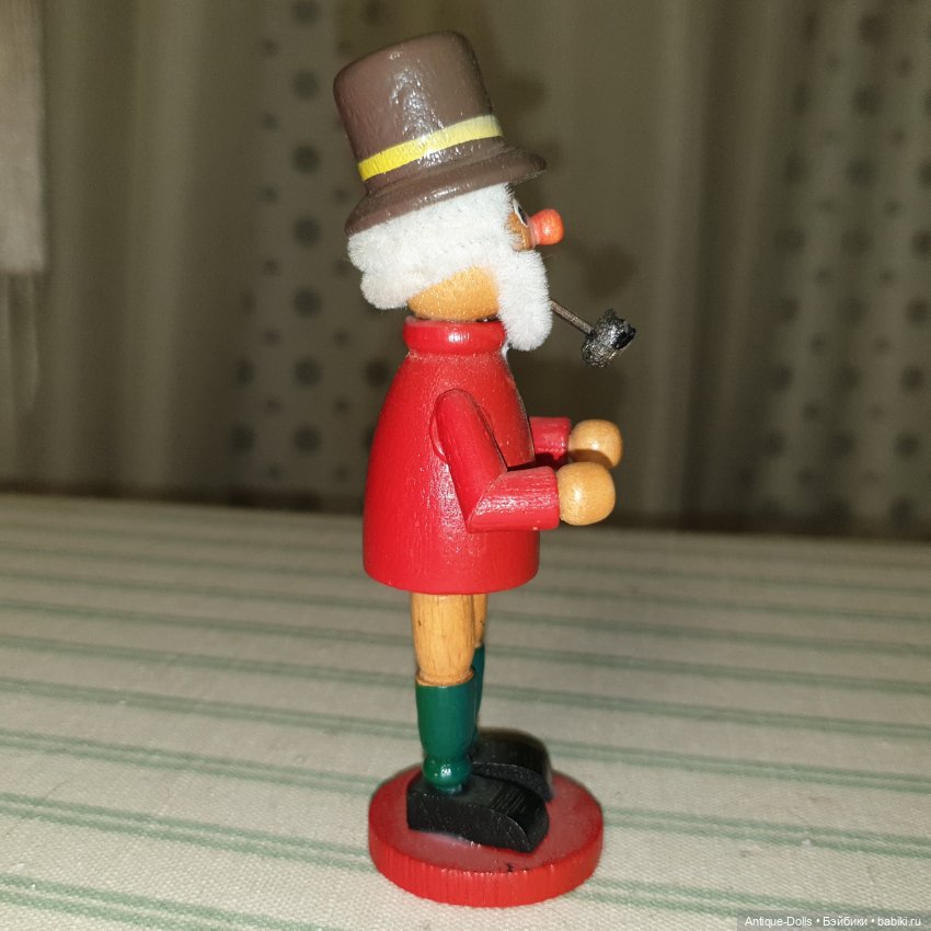 Винтажная фигурка Erzgebirgische Volkskunst, боровичок (фото 5)