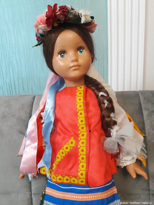 Детский брелок сувенирная кукла украинская мавка