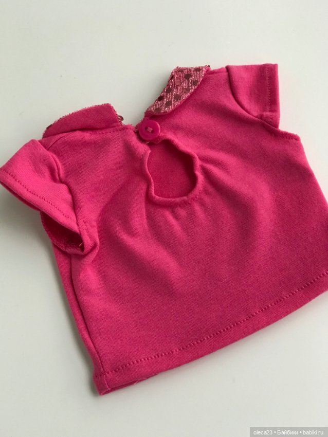 Футболка для кукол ростом 45-50см