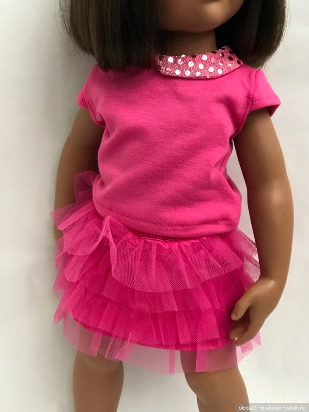 Футболка для кукол ростом 45-50см