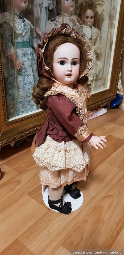 Антикварная красавица редкого молда 758. Предположительно Симон Хальбиг, 45 см (фото 8)