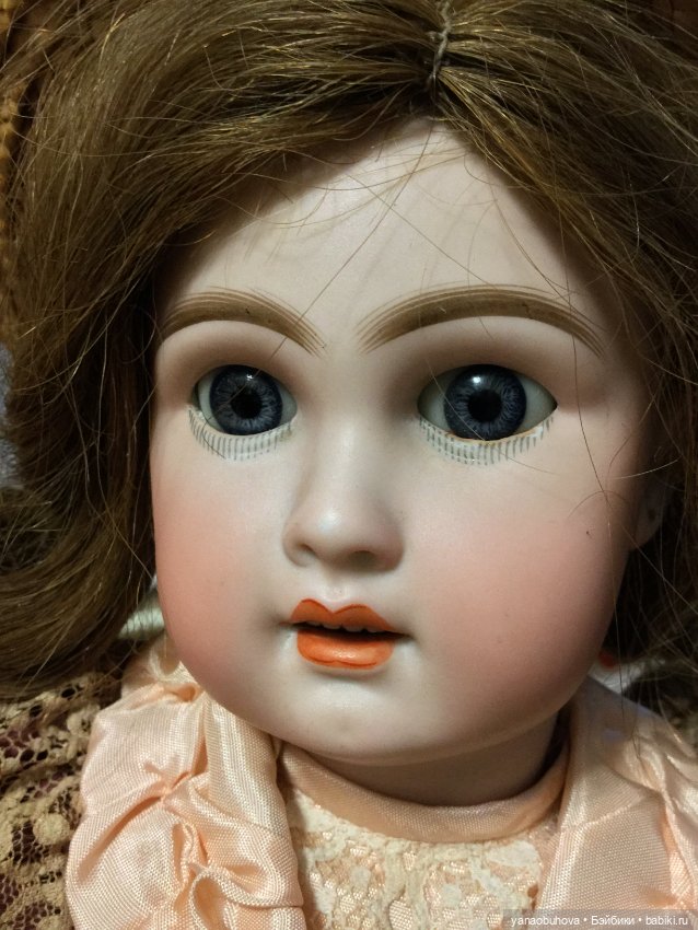 Антикварная красавица редкого молда 758. Предположительно Симон Хальбиг, 45 см