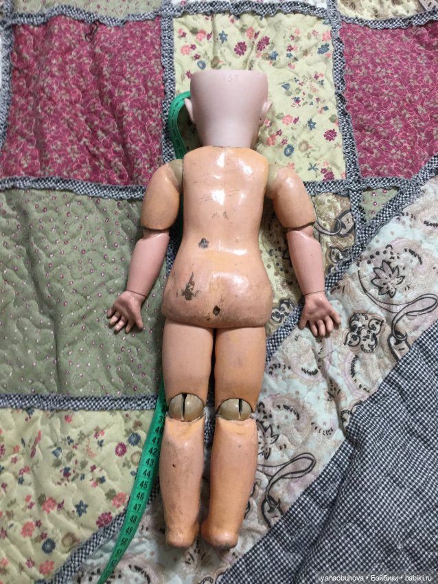 Антикварная красавица редкого молда 758. Предположительно Симон Хальбиг, 45 см