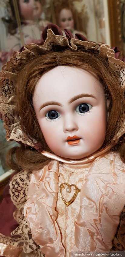 Антикварная красавица редкого молда 758. Предположительно Симон Хальбиг, 45 см (фото 2)