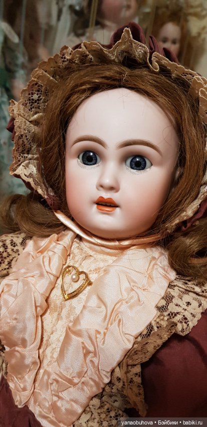 Антикварная красавица редкого молда 758. Предположительно Симон Хальбиг, 45 см (фото 3)