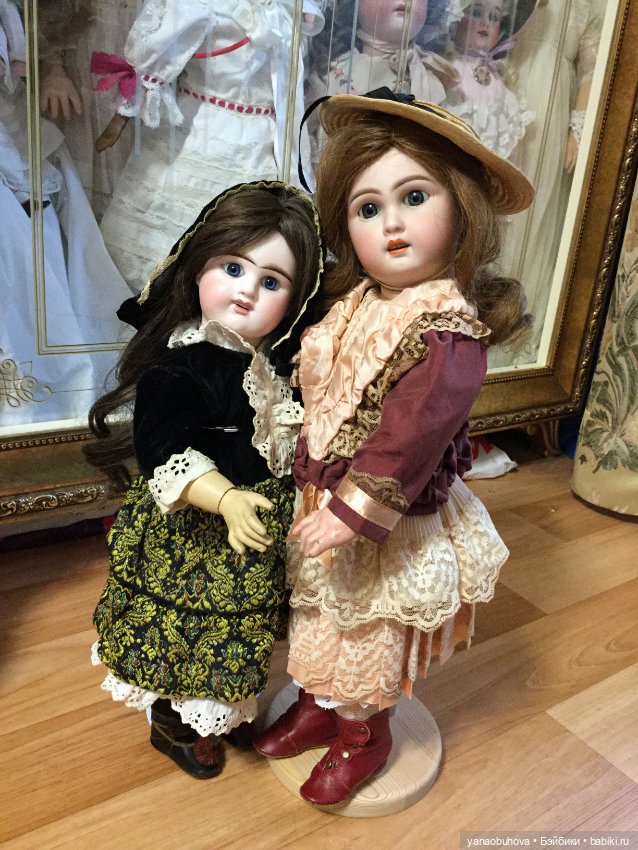 Антикварная красавица редкого молда 758. Предположительно Симон Хальбиг, 45 см (фото 10)