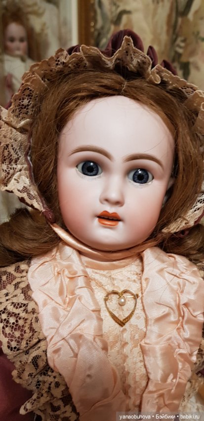 Антикварная красавица редкого молда 758. Предположительно Симон Хальбиг, 45 см (фото 7)