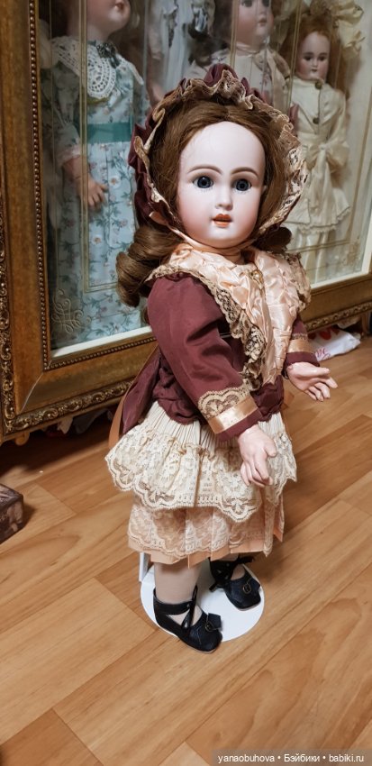 Антикварная красавица редкого молда 758. Предположительно Симон Хальбиг, 45 см (фото 9)