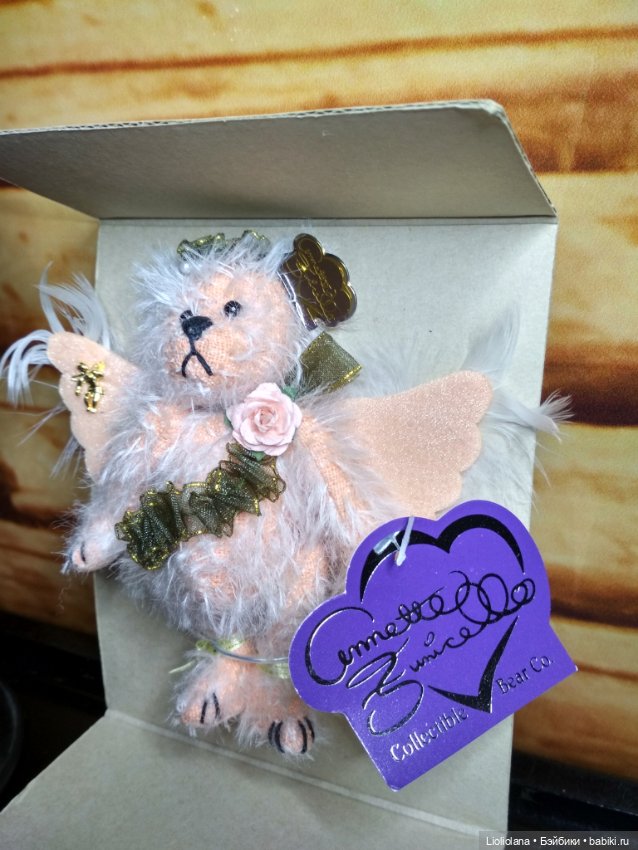 Миниатюрный медвежонок Осень от Annette Funicello. 10 см. Рассрочка (фото 2)