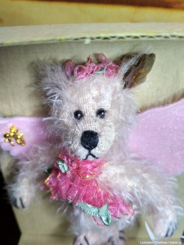 Медвежонок Весна от Annette Funicello Bear Co. Миниатюра. Мохер. Рассрочка (фото 2)